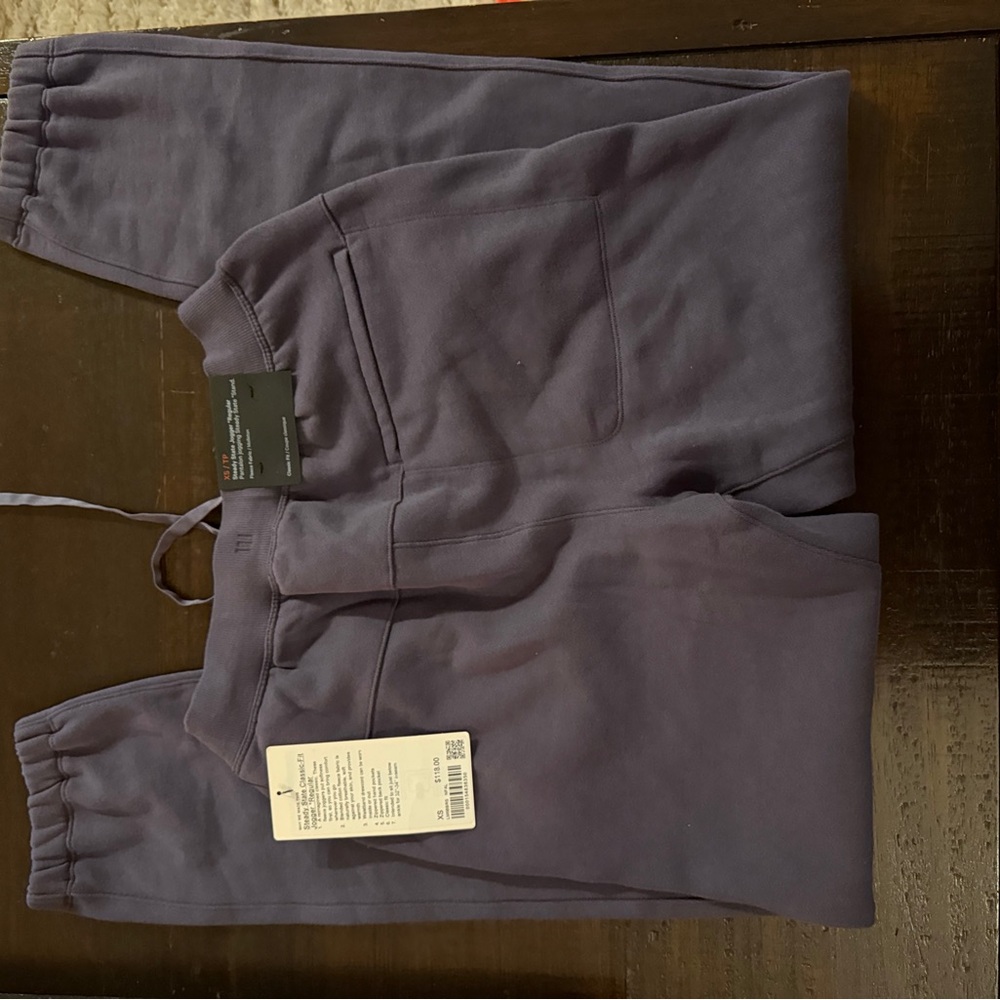Lululemon Deep Purple/ gray Joggers